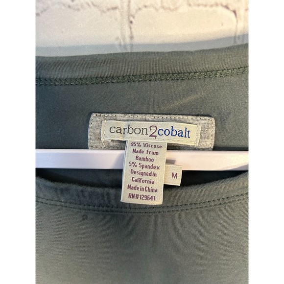 Women's Requisite Roll Tee Carbon2Cobalt. SZ M. - Picture 3 of 4